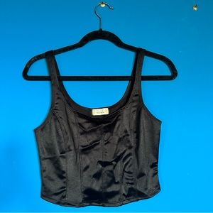 Altar’d state satin corset top